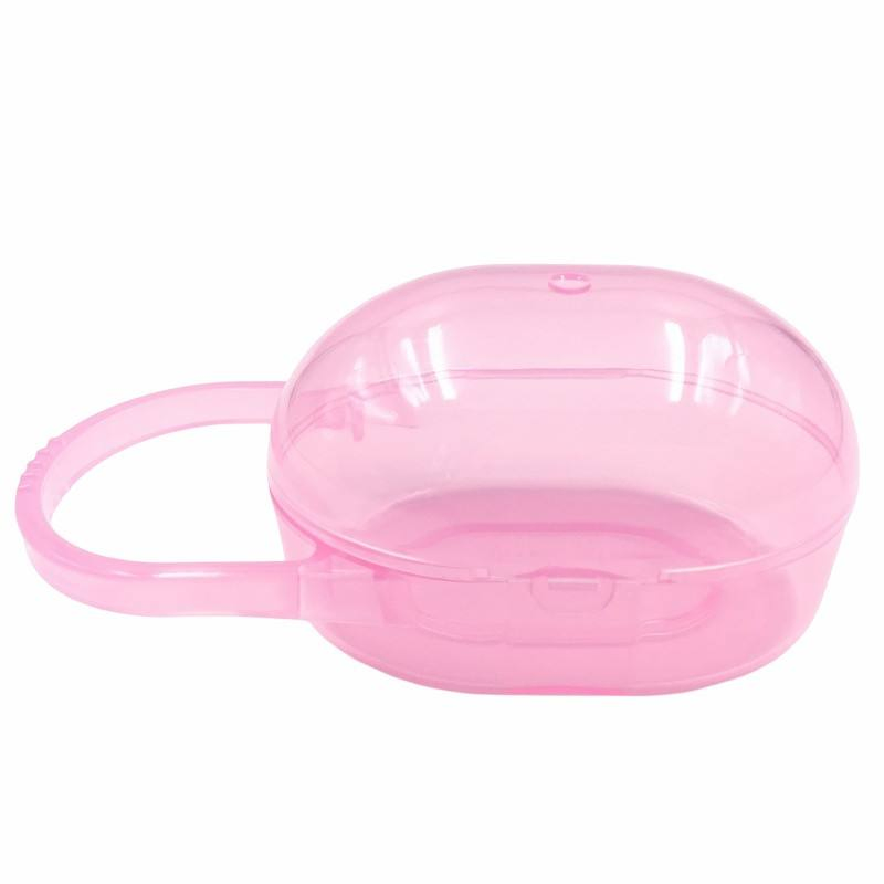 Portable Baby Dummy Soother Container Holder Pacifier Travel Case Storage Box
