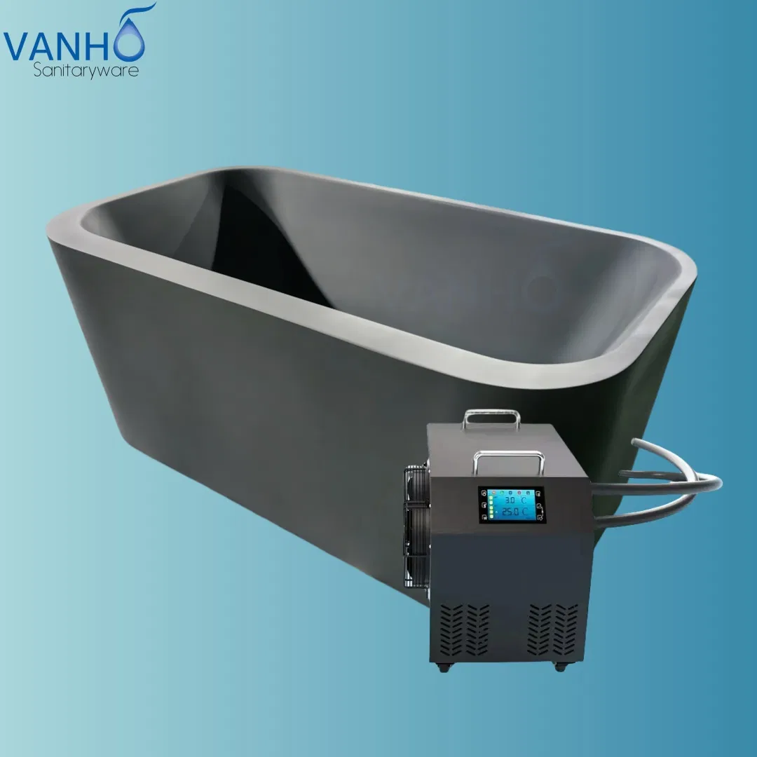 Акриловая ванна для ледяных ванн Vanho, серая