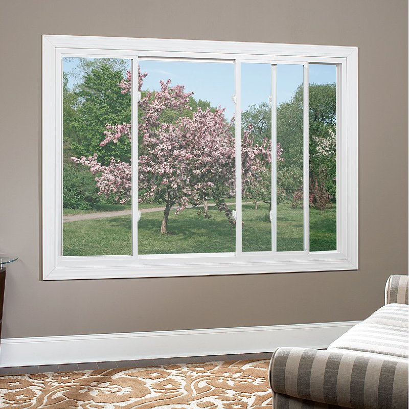 Nfrc Certificate Aluminum Windows /PVC Profile Extrusion Building Material Sliding Aluminum Door Metal Sliding Casement / Screen Windows