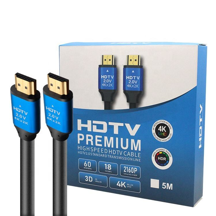 HDMI-кабель 2.0 Gold Plated, 4K 60Гц, 18 Гбит/с