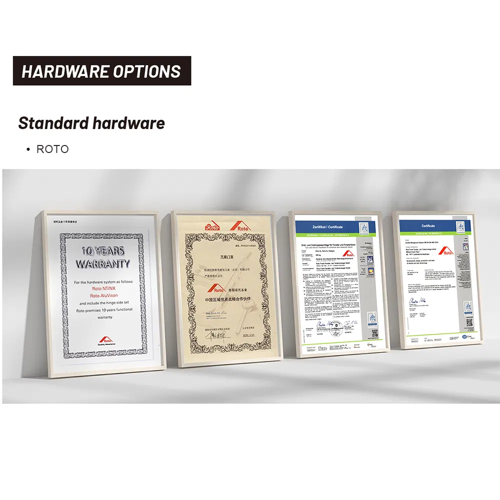 Penjoy Aluminium Tilt and Turn Window Double Glazed Window Insulation Glass