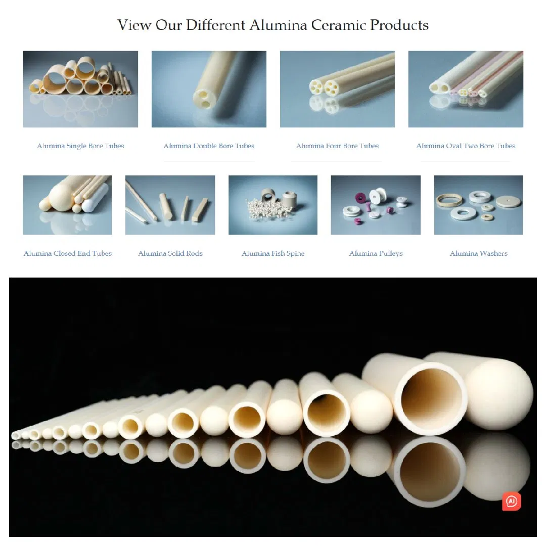C610 C710 C799 95% 99% 99.5% Al2O3 Alumina Ceramic Thermocouple Protection Tube