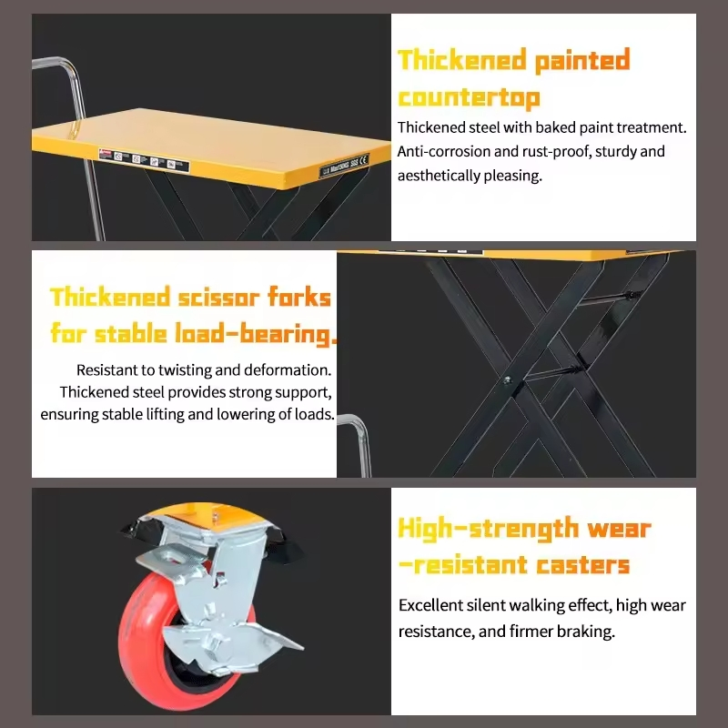 Scissor Lift Table Trolley Automatic Moving Spring Platform Cart Lifting (45113501)