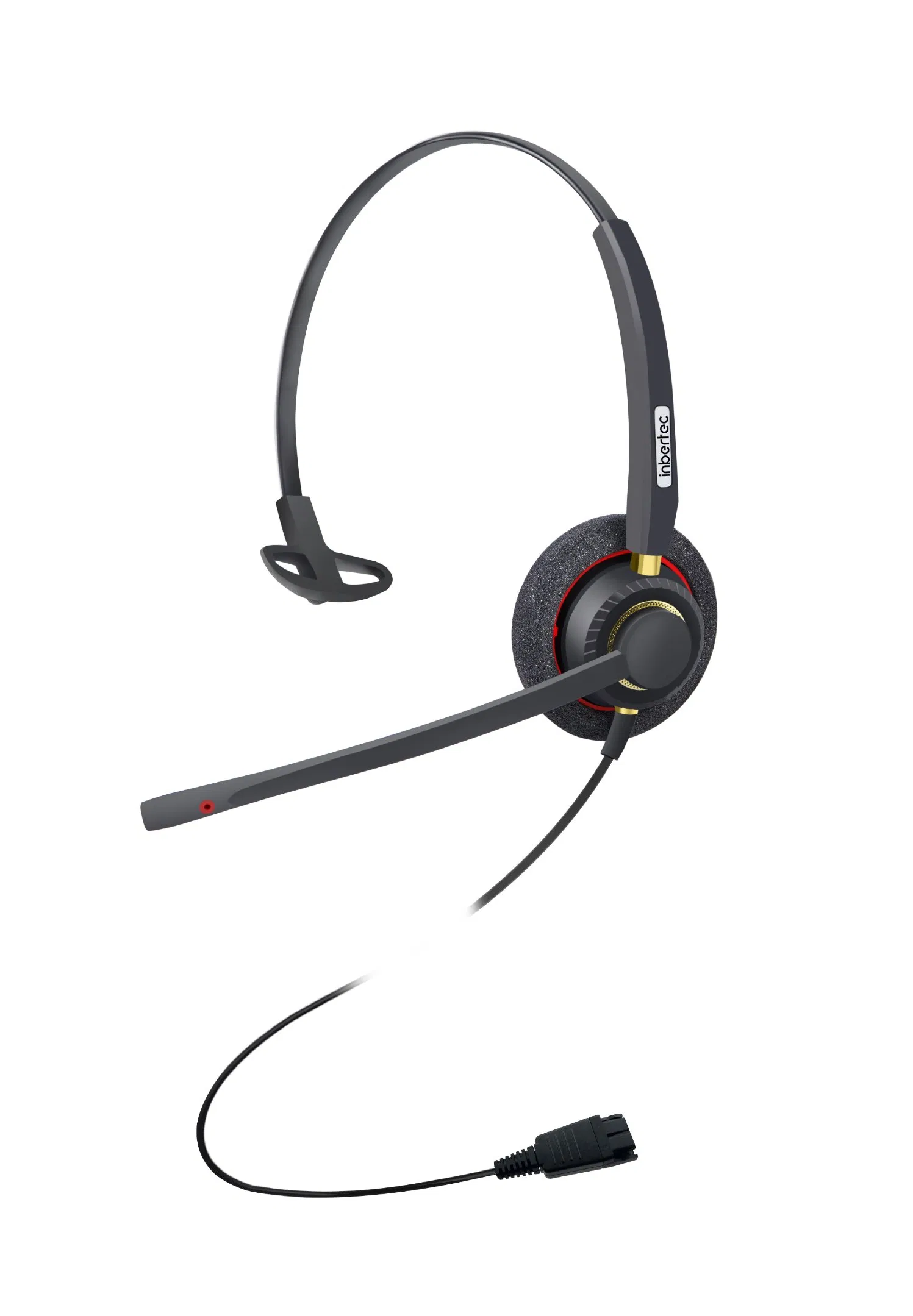 Monaural Headset with Microphone for Office Call Center Microsoft Teams VoIP Calls