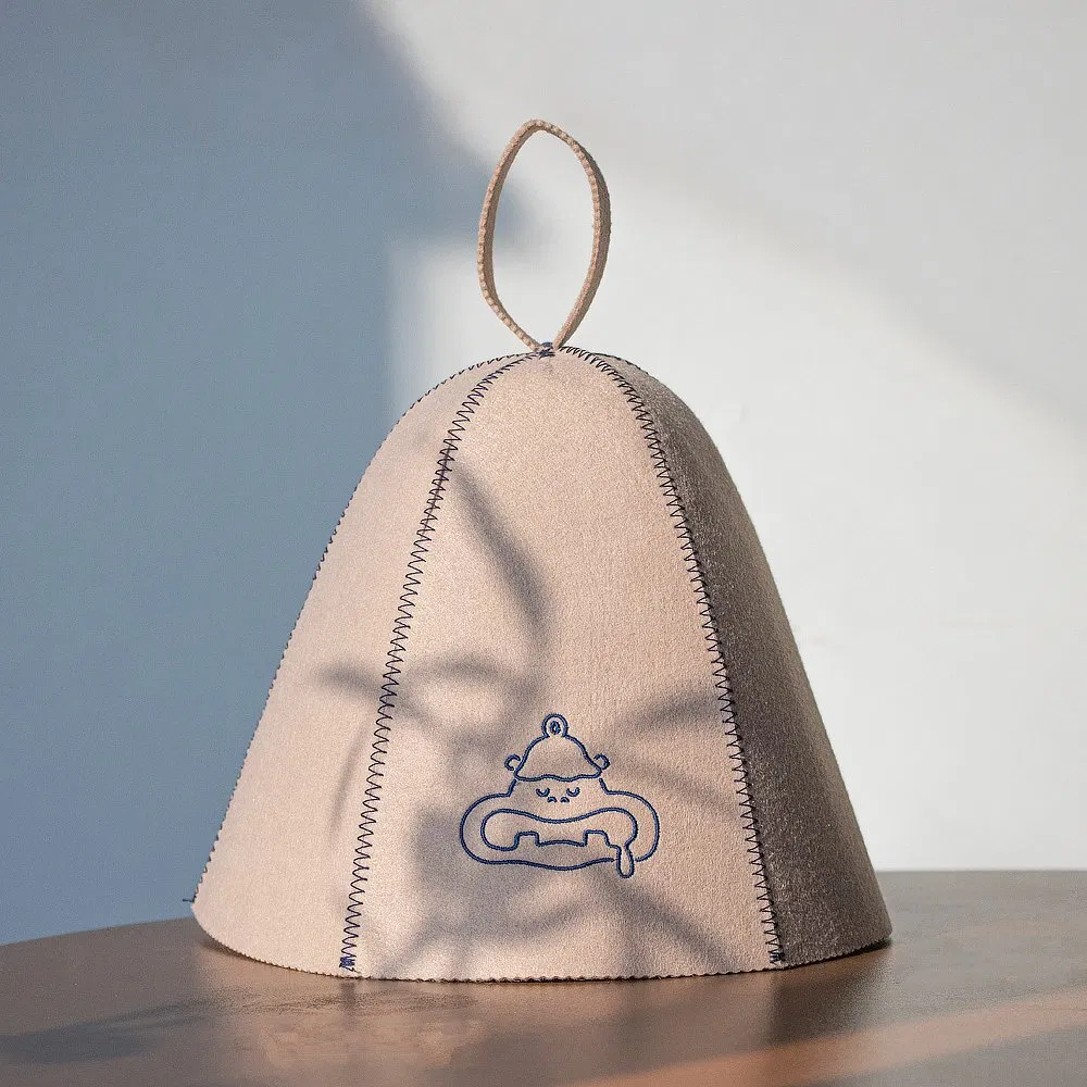 Polyester Felt Sauna Hats, Factory Support Customerized