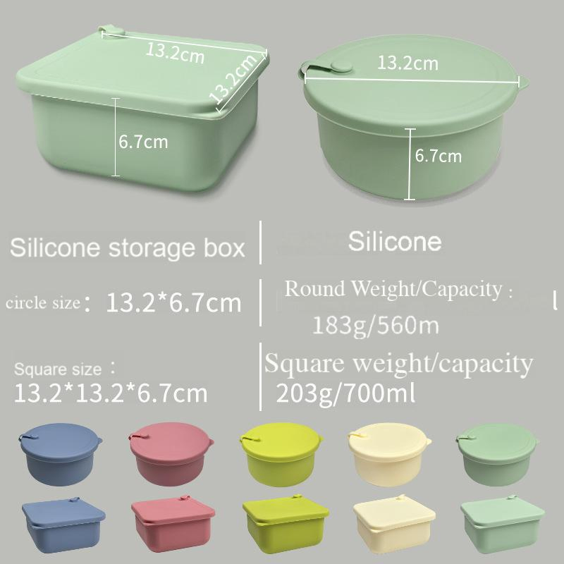 Food Preservation Storage Box, Vegetable Freezer Compartment, Frozen Meat, Refrigerator Food Portioning Box, Microwaveable Fruit Compartment Storage Box