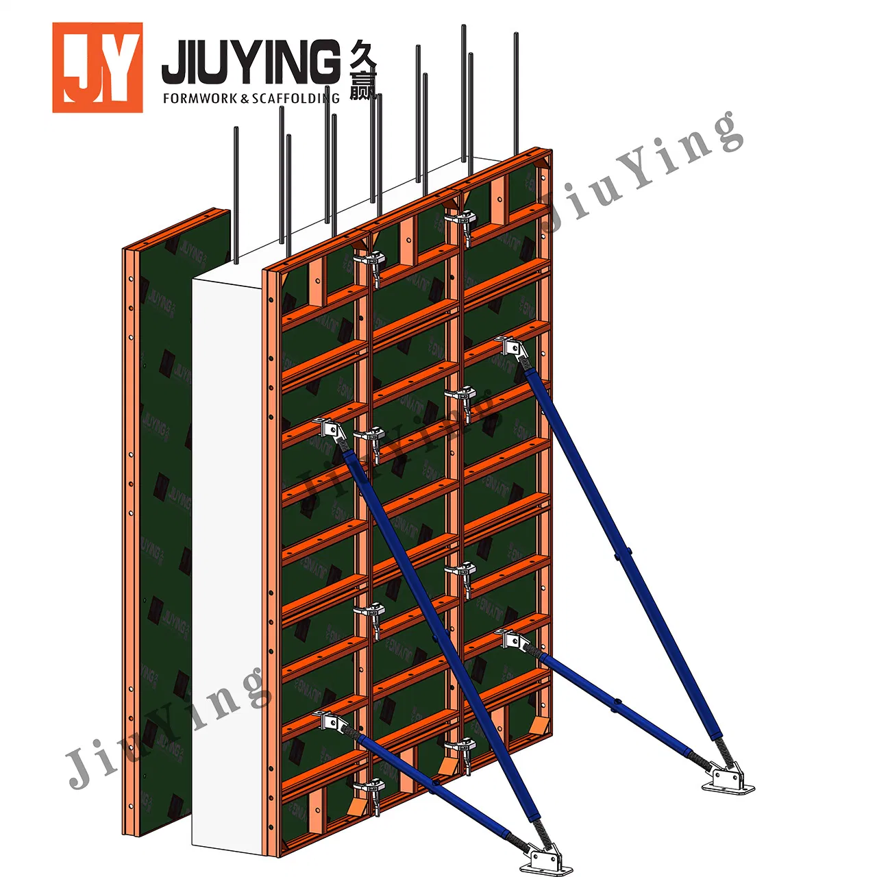 Economic Steel Frame Formwork for Easy Wall and Column Construction Reusable Plastic Concrete Formwork System China Shuttering Wall Slab Panel for Construction