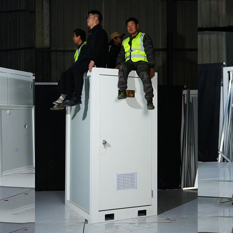 Prefabricated Steel Structure Modern Eco-Friendly Portable Toilet with Enhanced Hygiene Features