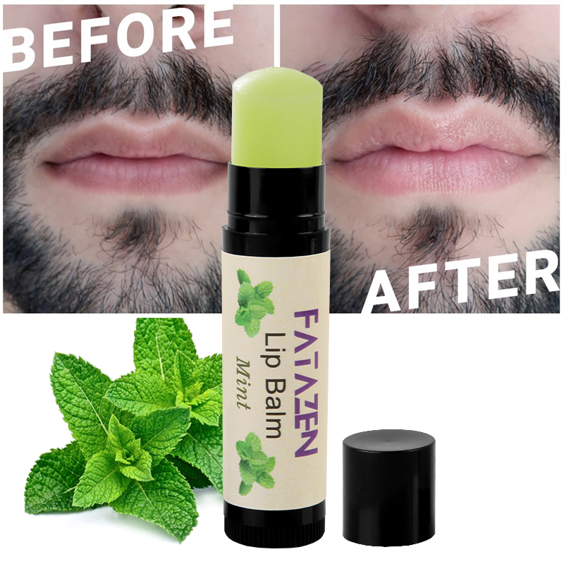 Deep Nourishment Fade Lip Wrinkles Moisturizing Non-Greasy Natural Minty Lip Balm