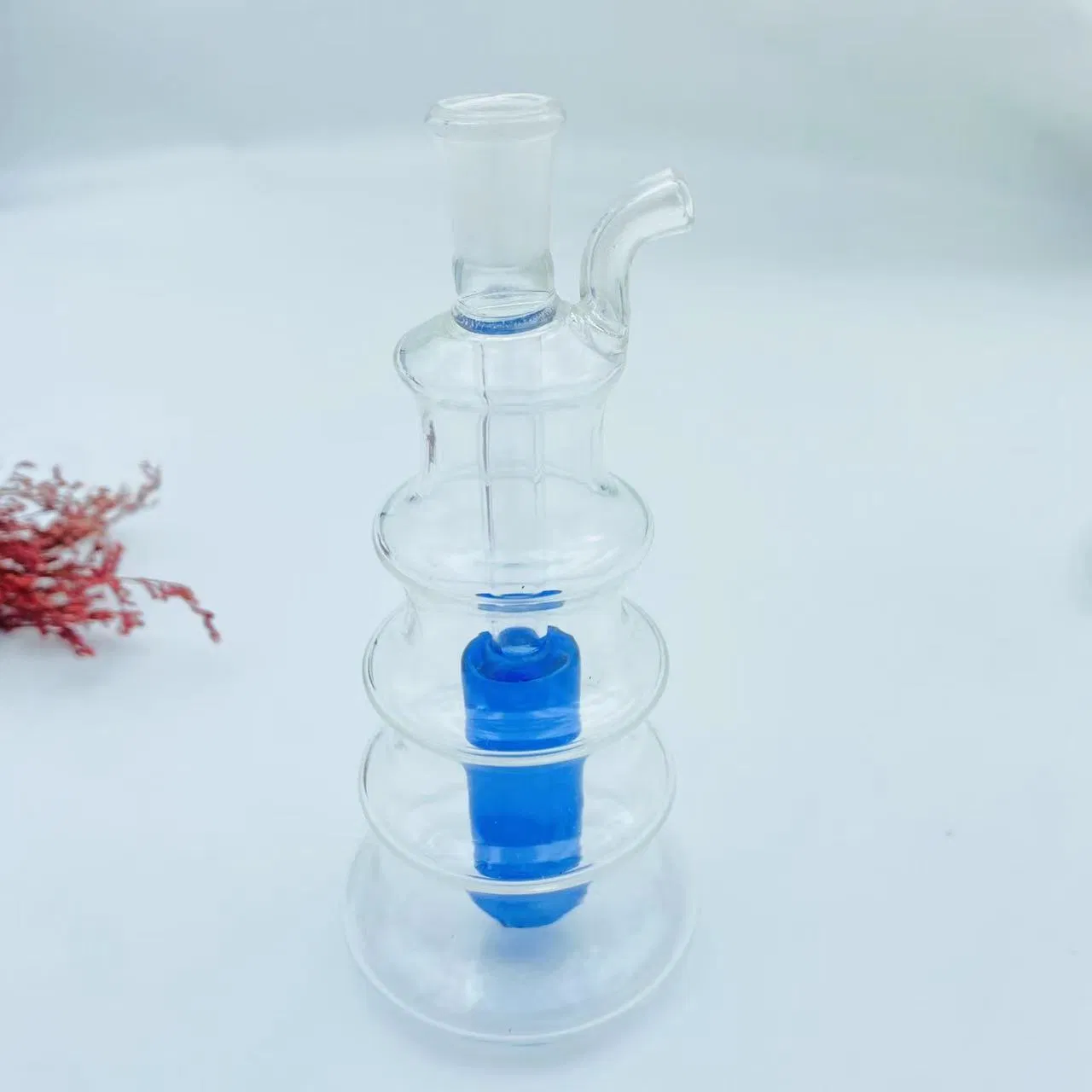 Mini Glass Pipe Hookah Hand Glass Water Pipe Oil Burner Rig