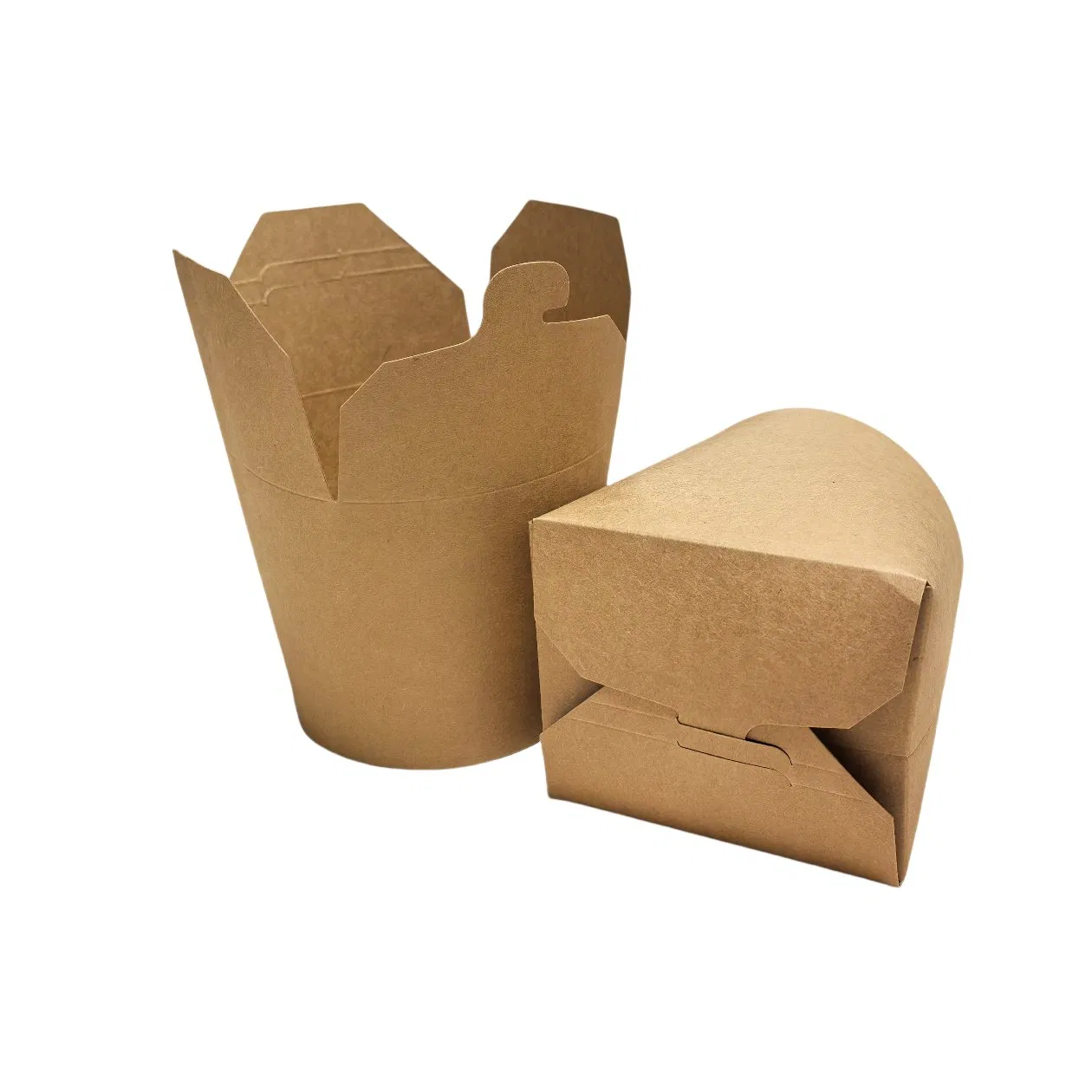 Disposable 1000ml Food Packaging Takeaway Round Bottom Noodle Paper Take Away Box