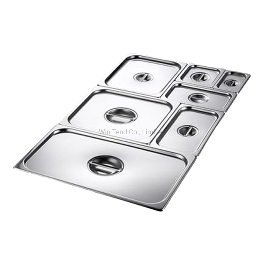Stainless Steel Gastronorm Gn Container Pan Lid