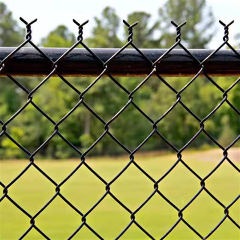 PVC Coated Chain Link Garden Fence Steel Factory Wire Mesh Outdoor Fences Hot Sale