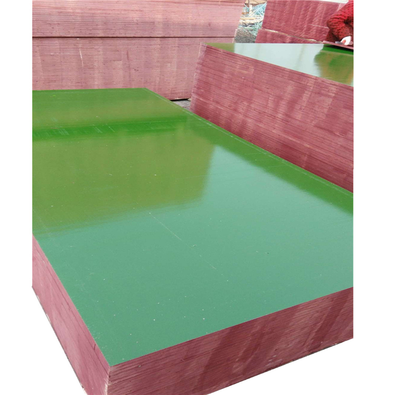 4*8 Formwork Plywood Green PP Plastic Hardwood Core Plywood PVC Film Faced Plywood