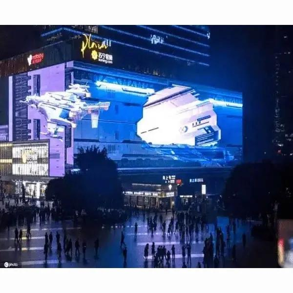 China Guangming 3D Giant External Waterproof P10 LED Display for Outdoor Advertising Screen