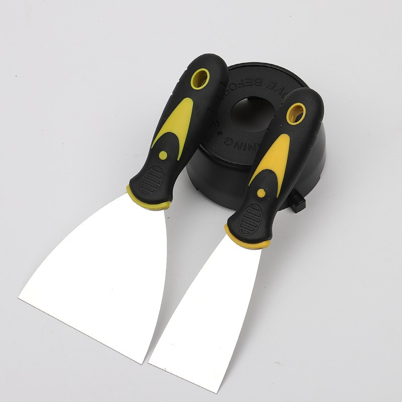 Factory New Style Soft Grip Floor Cleaning Building Tools Carbon Steel Putty Scraper Putty Knife for Wall