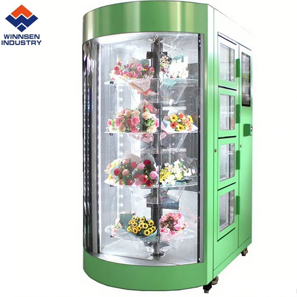 Instant Satisfaction Flower Vending Machine Space-Efficient with WiFi