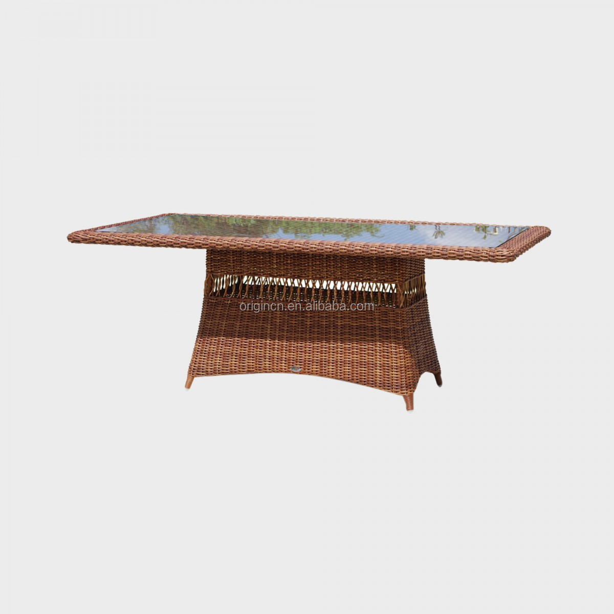 Набор для патио плетеный ротанг стол прямоугольный стулья