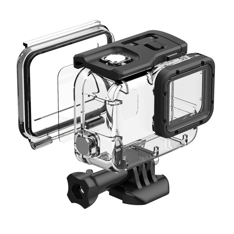 with Touch Screen Waterproof Protective Case for Gopro Hero 5 6 7 Diving Housing