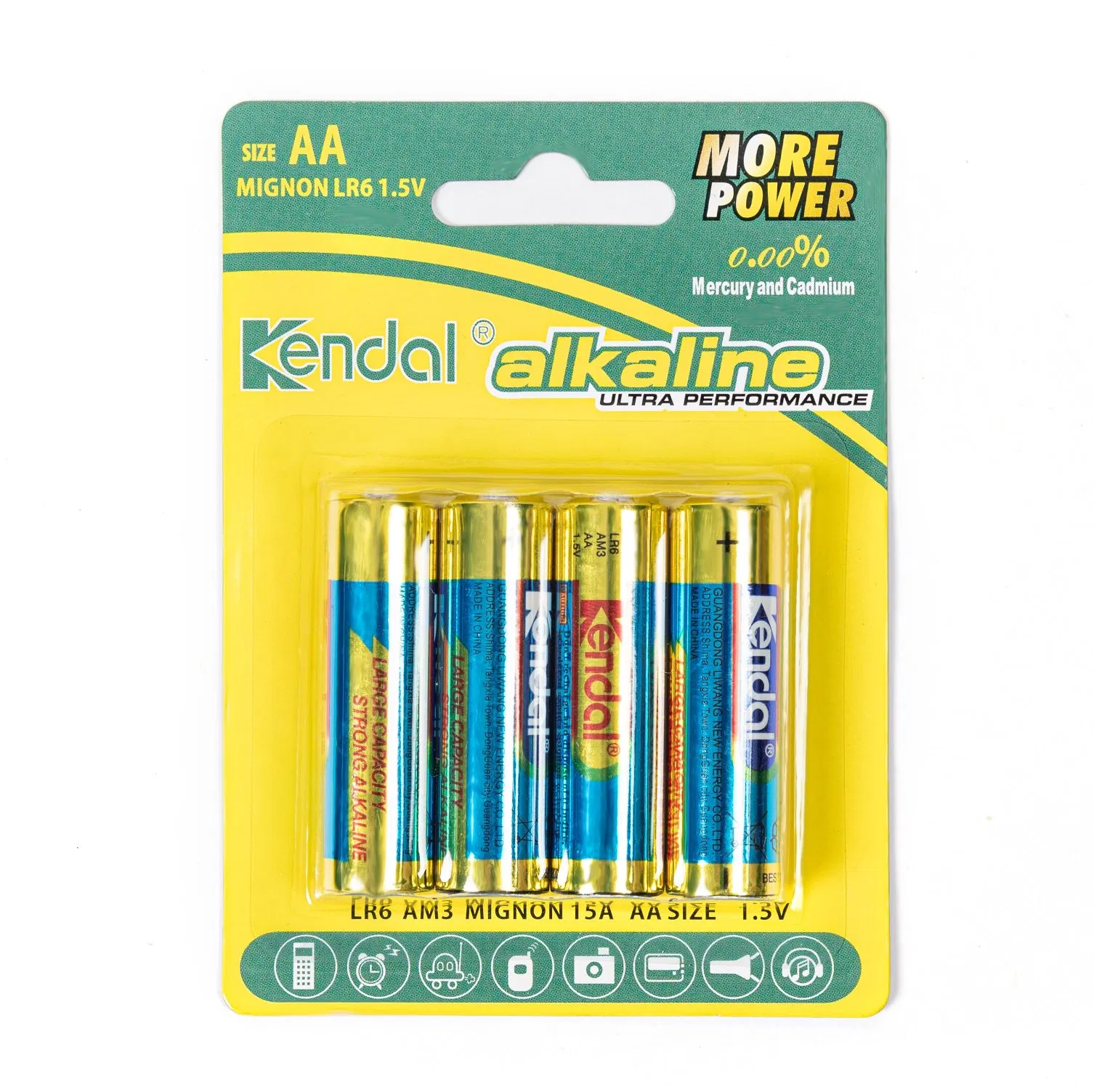 Батарейка AA 1.5V Kendal (LR6), производство OEM
