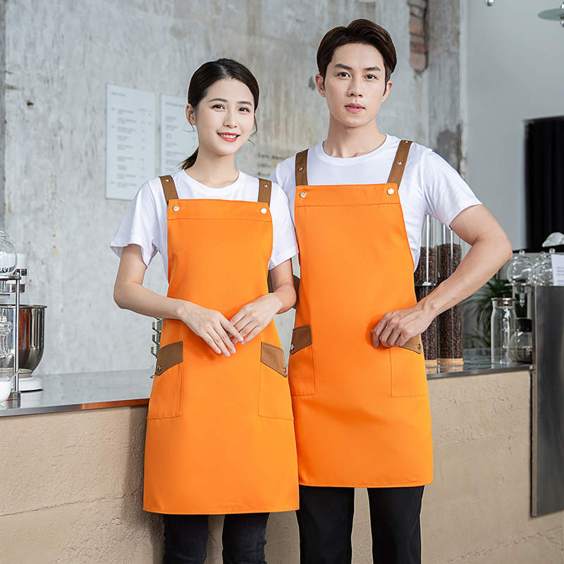 Csjd-U01-B06# Restaurant Hot Pot Restaurant Kitchen Waiter Work Shoulder Apron