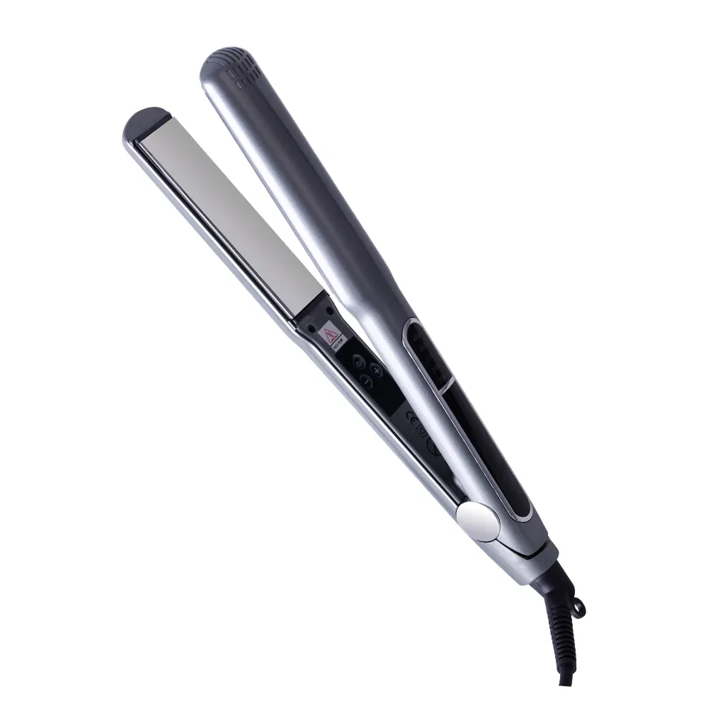3D Floating Plate Custom 2 in 1 Digital Electric Flat Iron Plancha De Pelo Professional LED Hair Iron Straightener