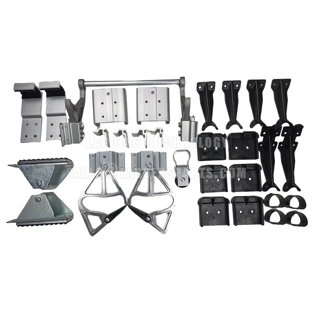 Foldable Non-Conductive Fire Escape FRP Extension Ladder Accessories with Metal Hook