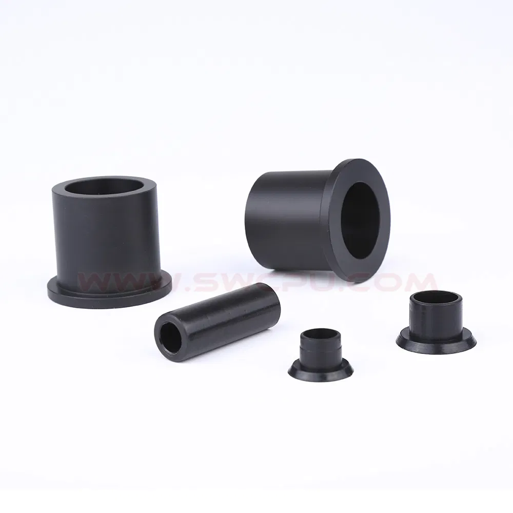 OEM Molding Nylon Pipe Tube Liner / PVC Plastic Flange Insert Bushing Sleeve
