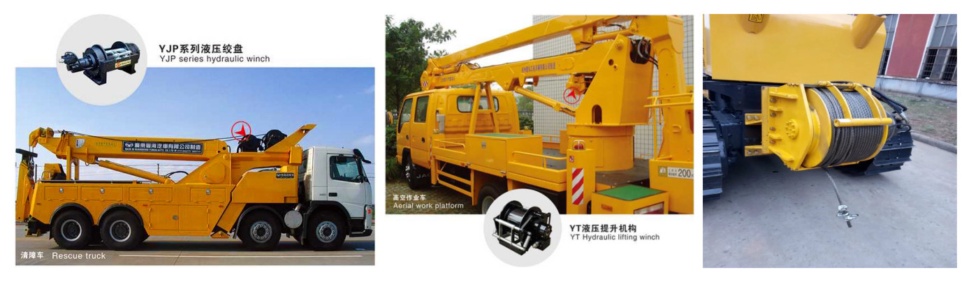 Hydraulic Motor Winch for Trailer/Tow Truck Winch