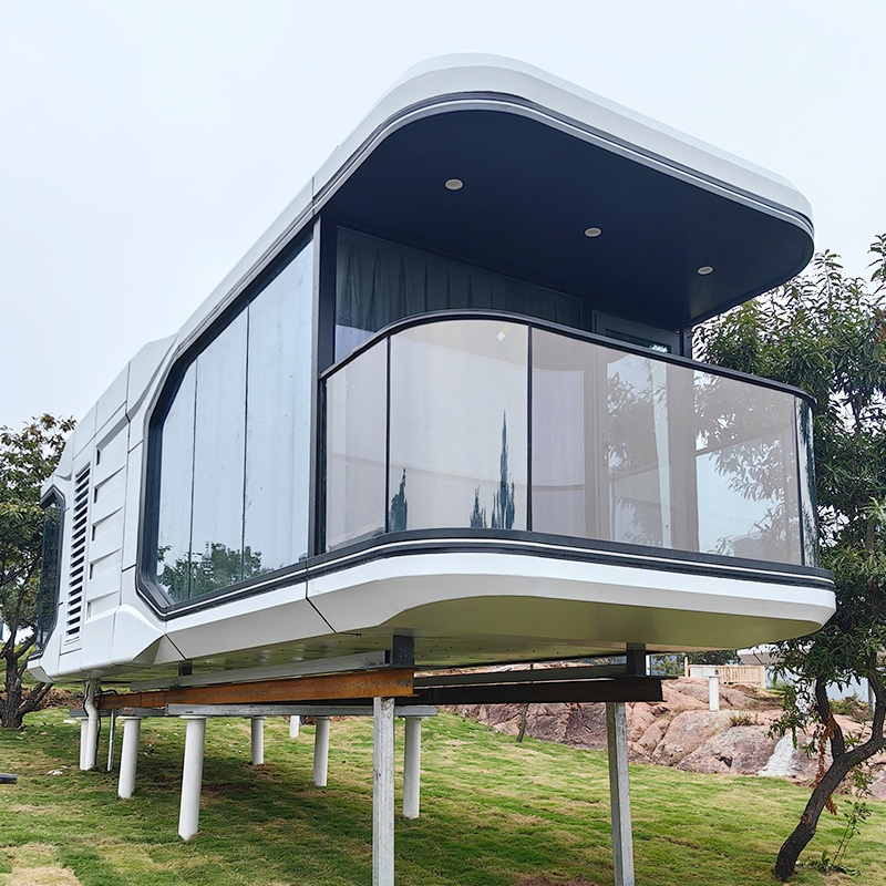 Mobile Tiny House Luxury Capsule House Modern Container House Villa Project Hotel with Bedroom