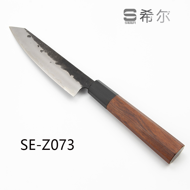 6 Inch Hammered Pattern Knife/Janpanese Style Kitchen Knife with Rose Wood Handle (SE-Z073)