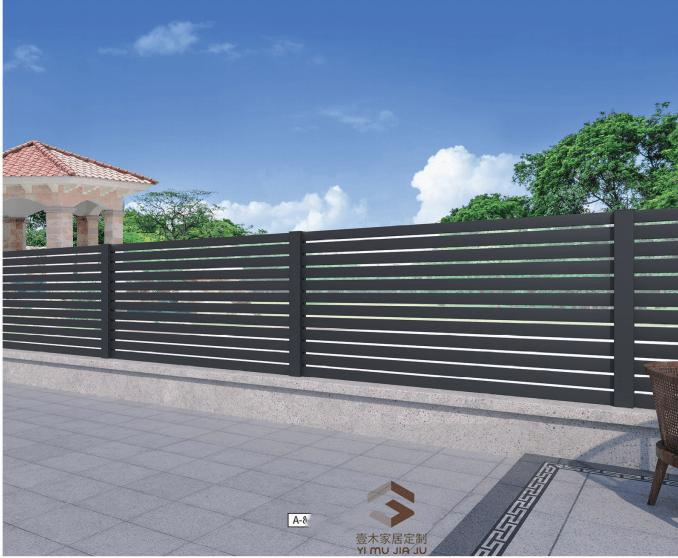 Outdoor Aluminum Handrail Metal Modern Balcony Railing Guardrail
