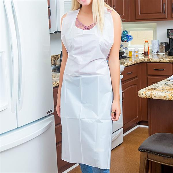 Customized Disposable Plastic Aprons Waterproof Medical /Kitchen Apron PE Apron