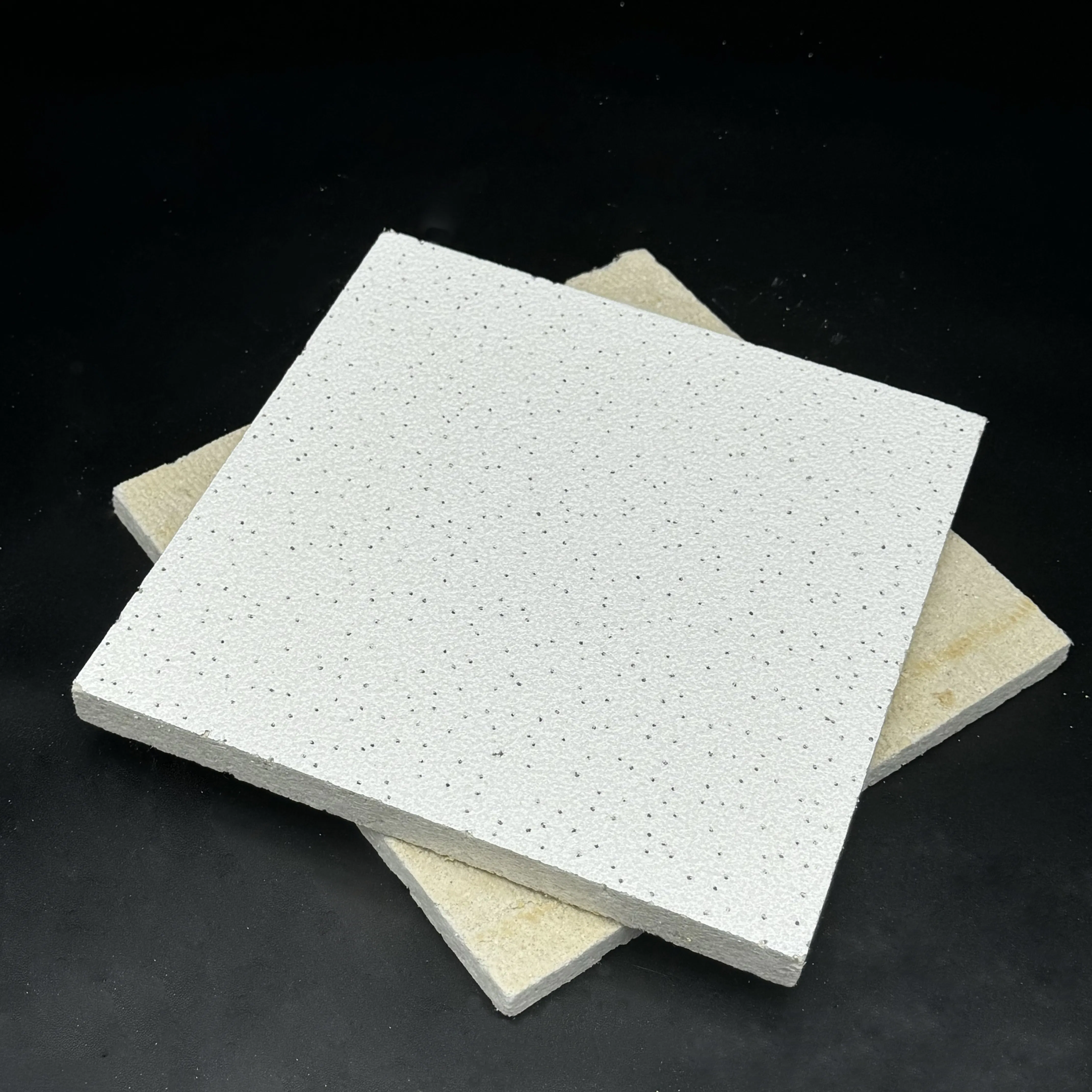 Sand Texture Micro Hole Mineral Fiber Ceiling Tile for Commercial Ceilings with Acoustic Performance