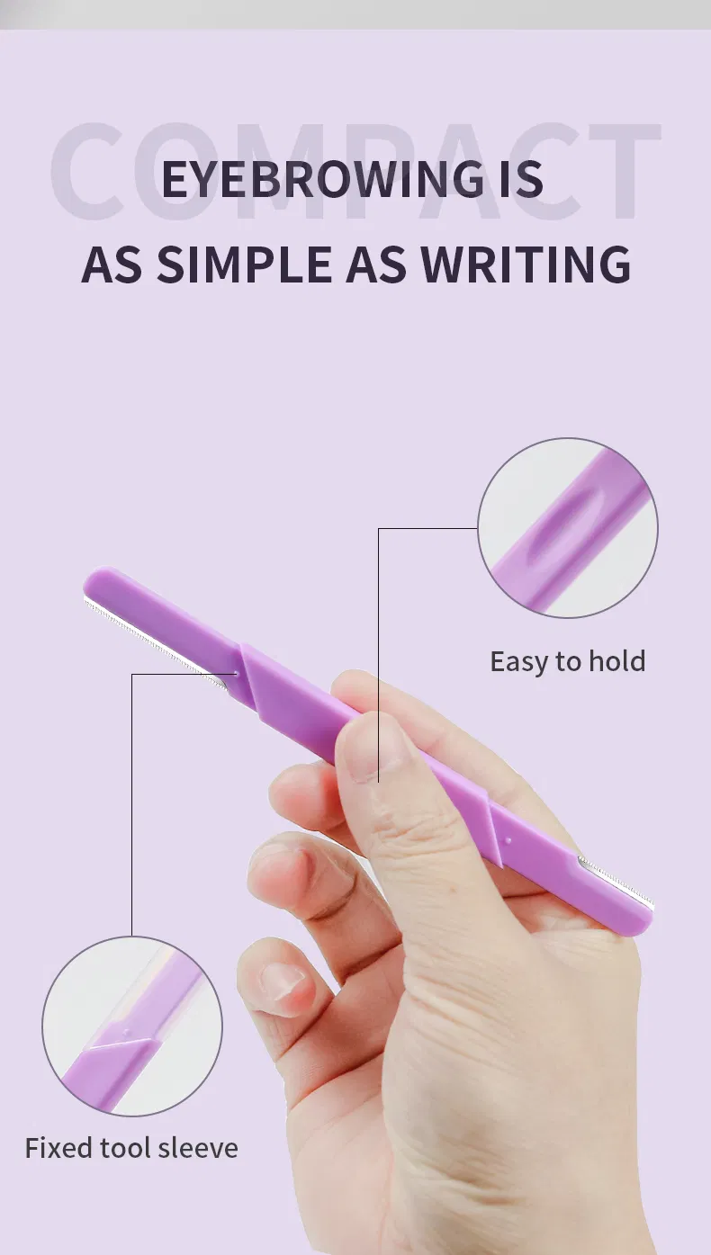 Flawless Precision Single Blade Eyebrow Razor for Perfect Arches