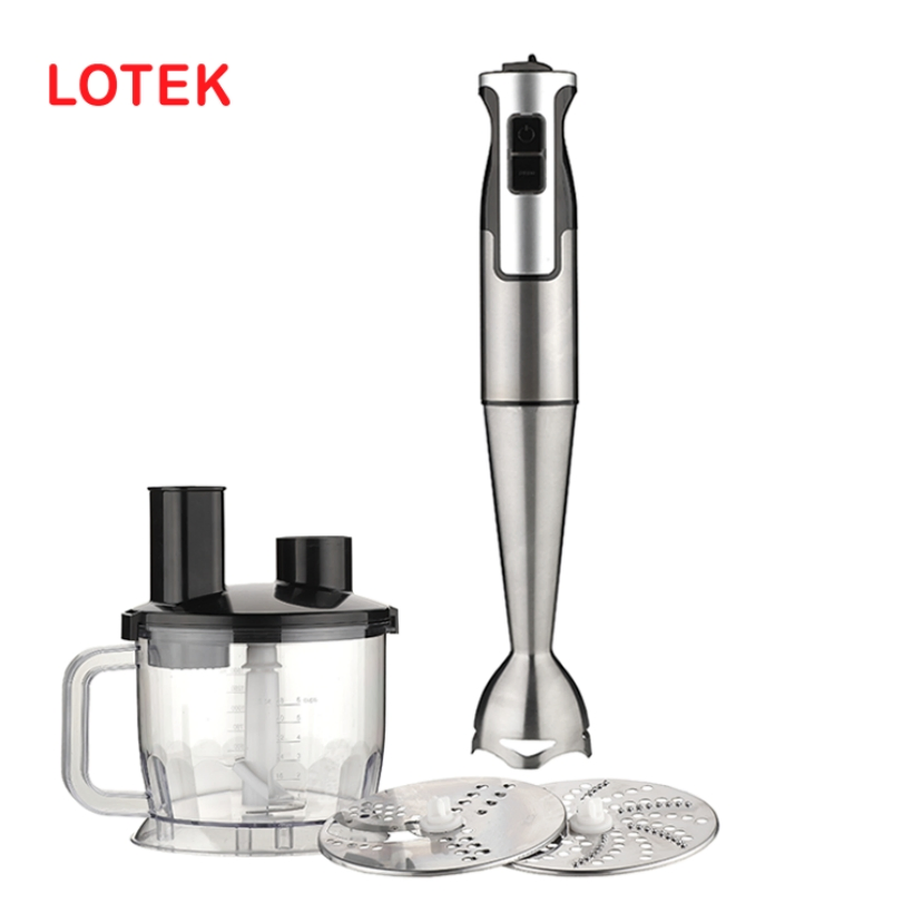 Ultimate High Efficiency Multifunction Hand Blender with Push Button Controls