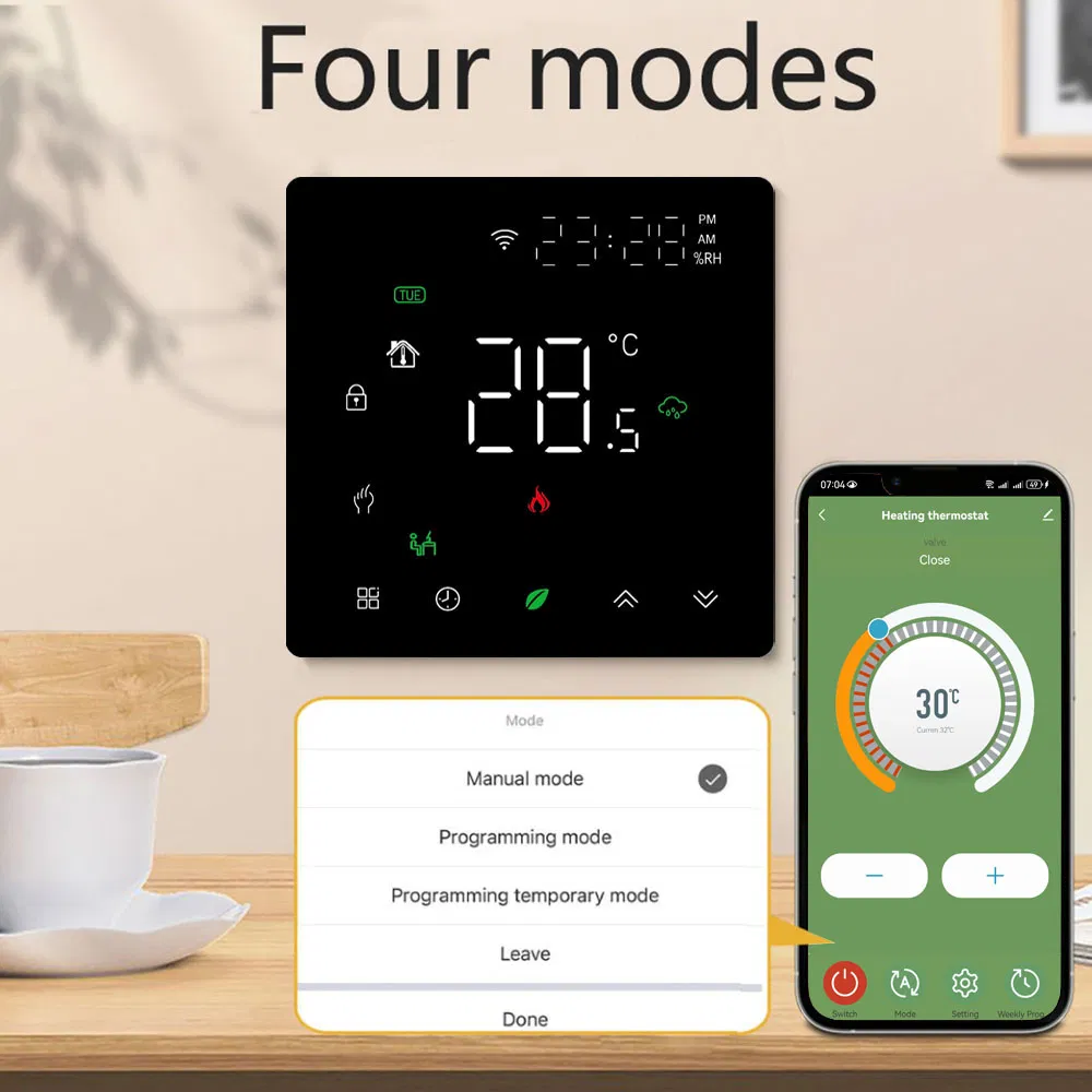 Термостат для теплого пола Tuya Smart WiFi
