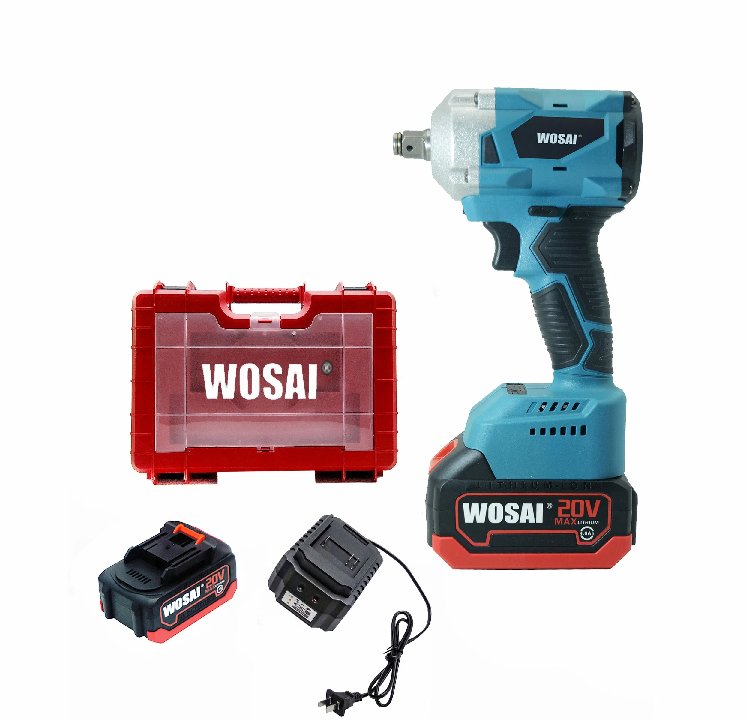 Беспроводной гайковерт Wosai 20V, 500 Нм, 1/2 дюйма