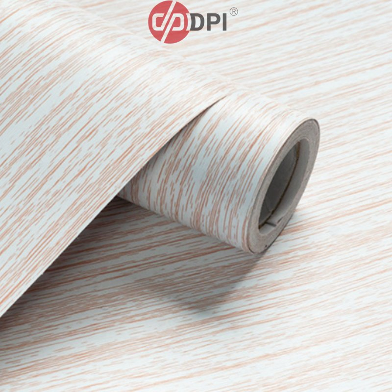 Eco-Friendly Wood Grain Sticker with Embossed Finish for Outdoor Applications