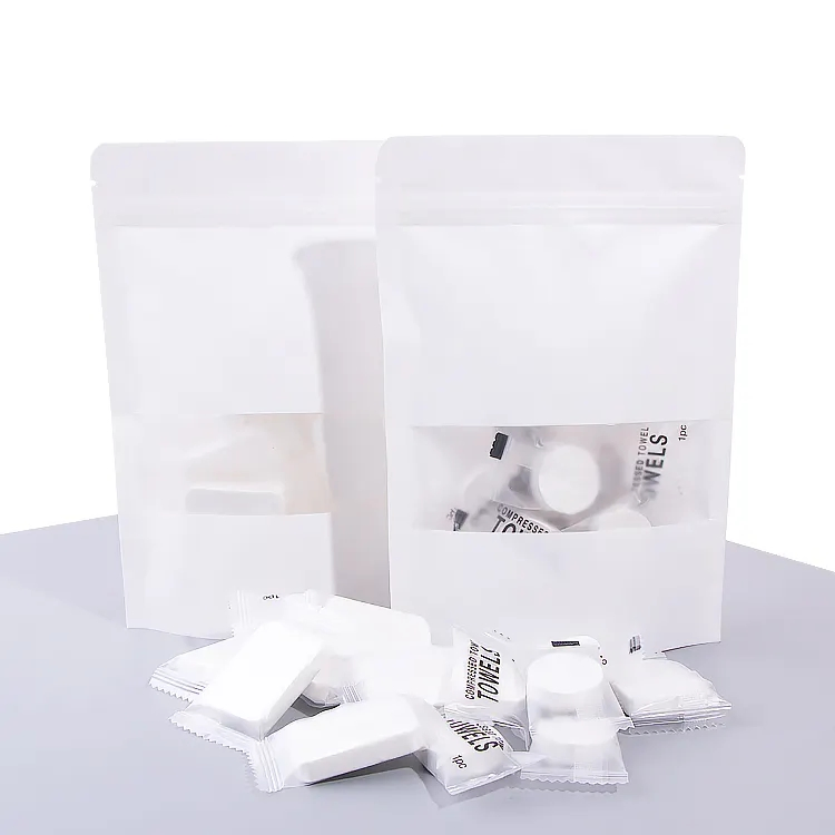 Biodegradable Mini Plain Custom Shaped Travel Cotton Portable Tablet Compressed Towel