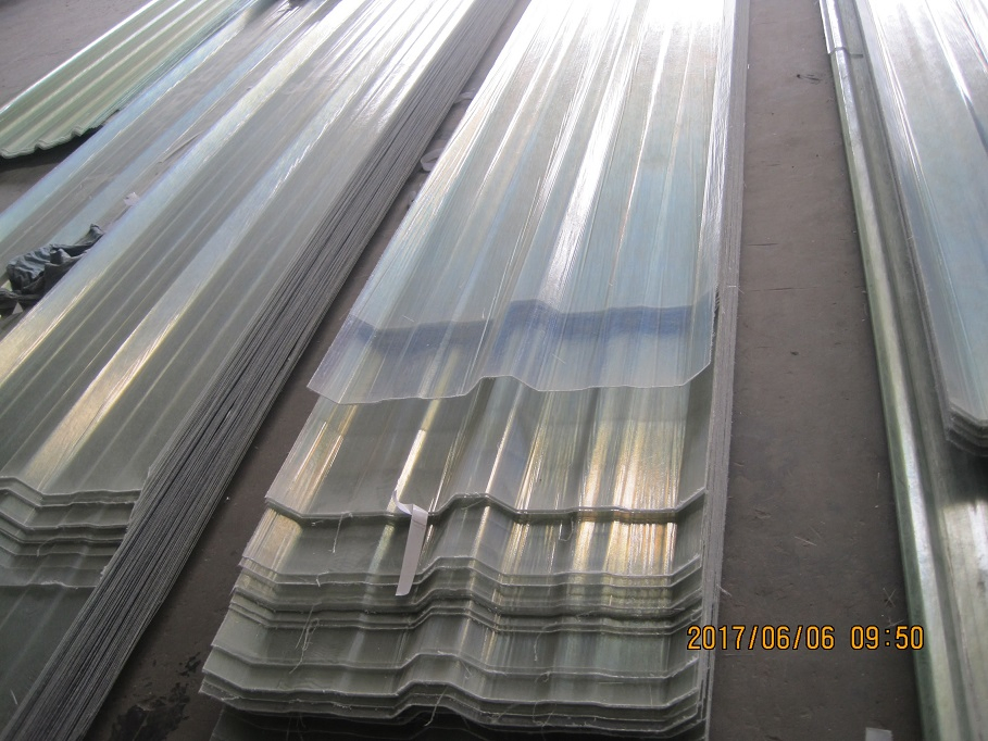 Hot Sale Fiberglass Reinforced Skylight Sheet, FRP/GRP Roofing Panel Sheet