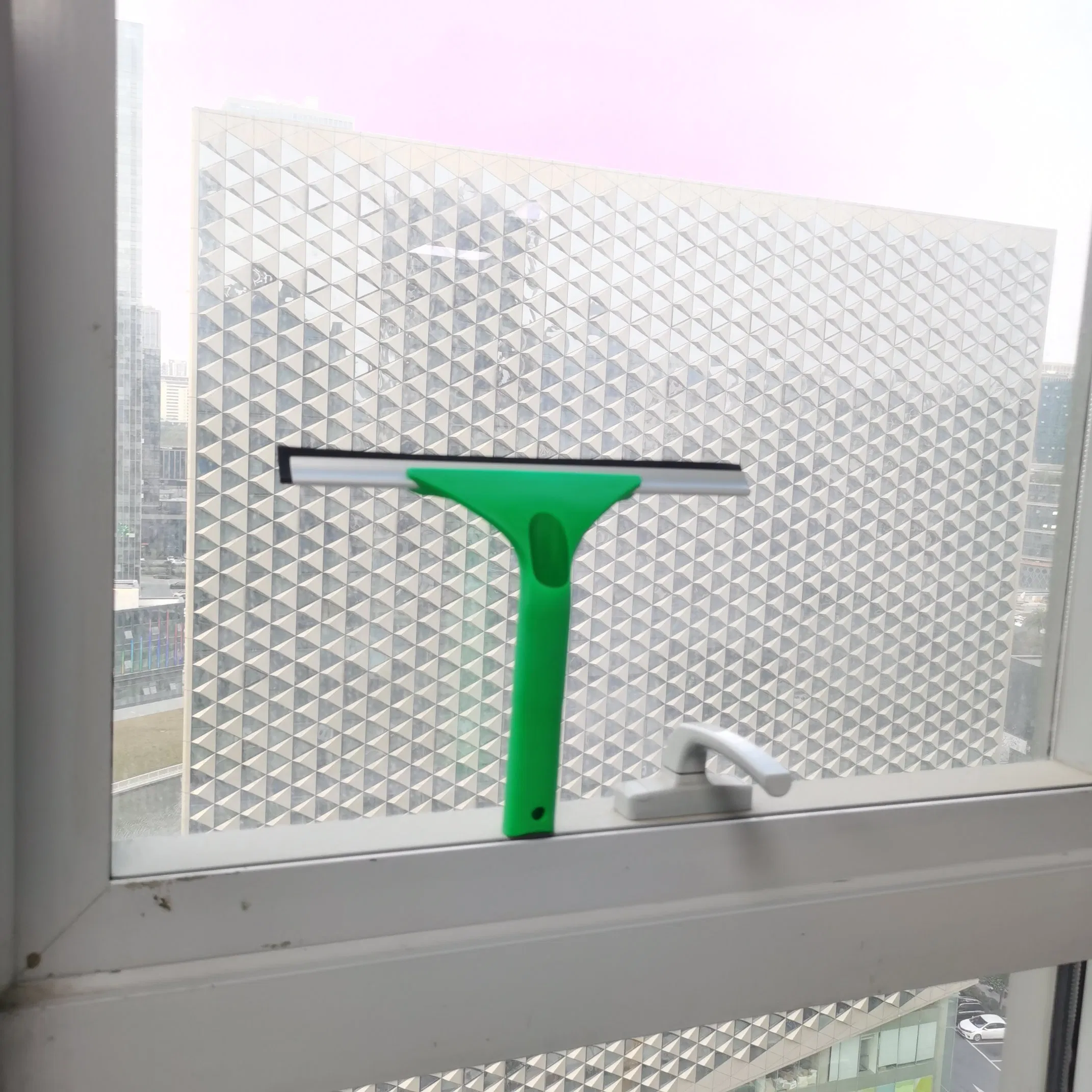 Plastic Handle Glass Scraper Floor Clean Window Cleaner Adjustable Swivel Window Squeegee