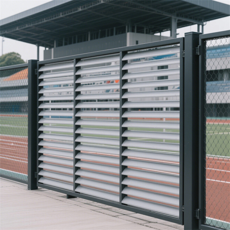 Elegant Black and Grey Wrought Iron Fence Panels for Outdoor Spaces