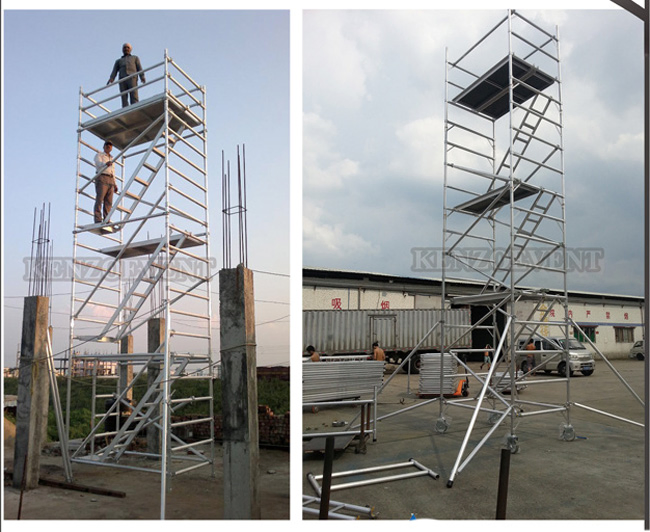 High Grade Aluminum Mobile Scaffolding Tower for Sale