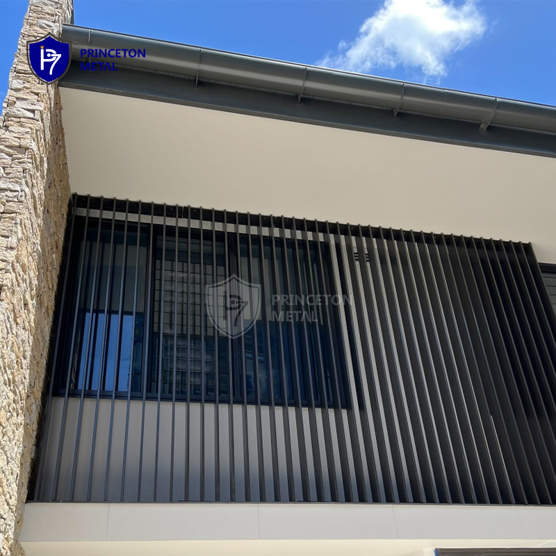 Modern Outdoor Aluminum Privacy Screen Window Privacy Building Facade for Australia