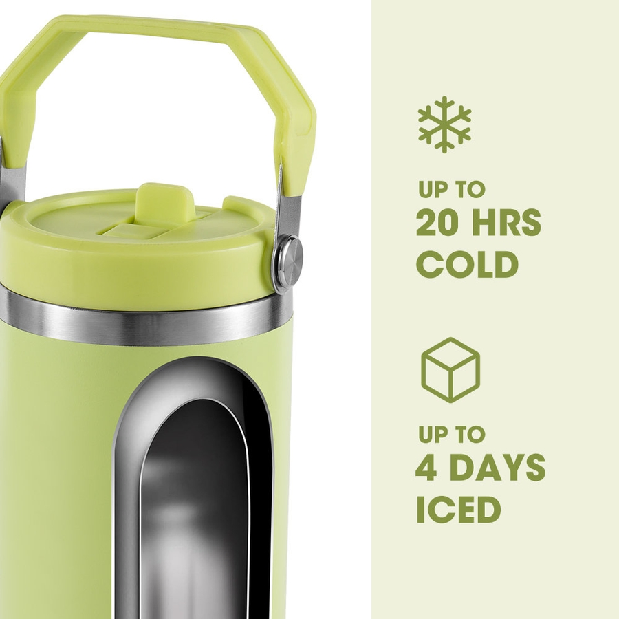 Термокружка 30 унций с авто-крышкой, двойные стенки