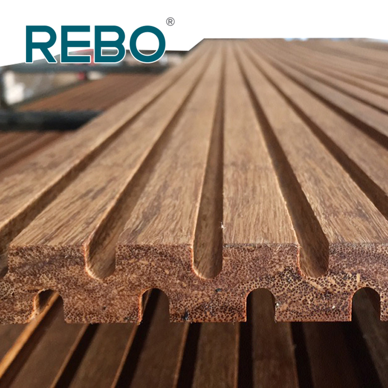 Durable Exterior Bamboo Ceiling Panels Decorative Bamboo Wall Panels