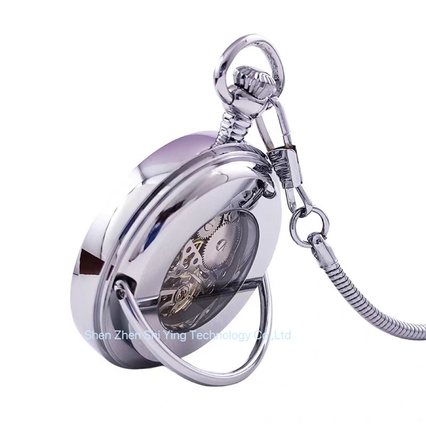 Vintage Janpan Movement Two Tone Open Face Pocket Watches with Chain