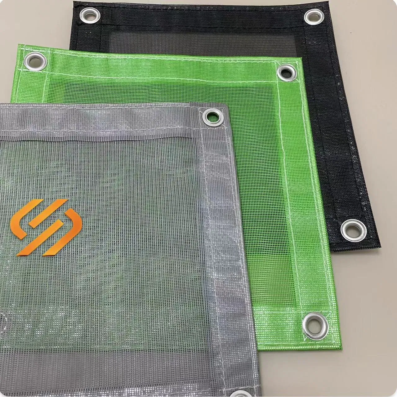 250d /24X24 130g Fire Retardant PVC Mesh Sheet for Construction Scaffolding Safety Net 1.8X3.6m