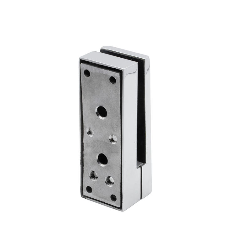 Stainless Steel Ss 316 2205 Face Side Mount Balcony Glass Clamp Smart Spigot